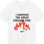 Great Chicago Fire Classic Premium Tee - White front