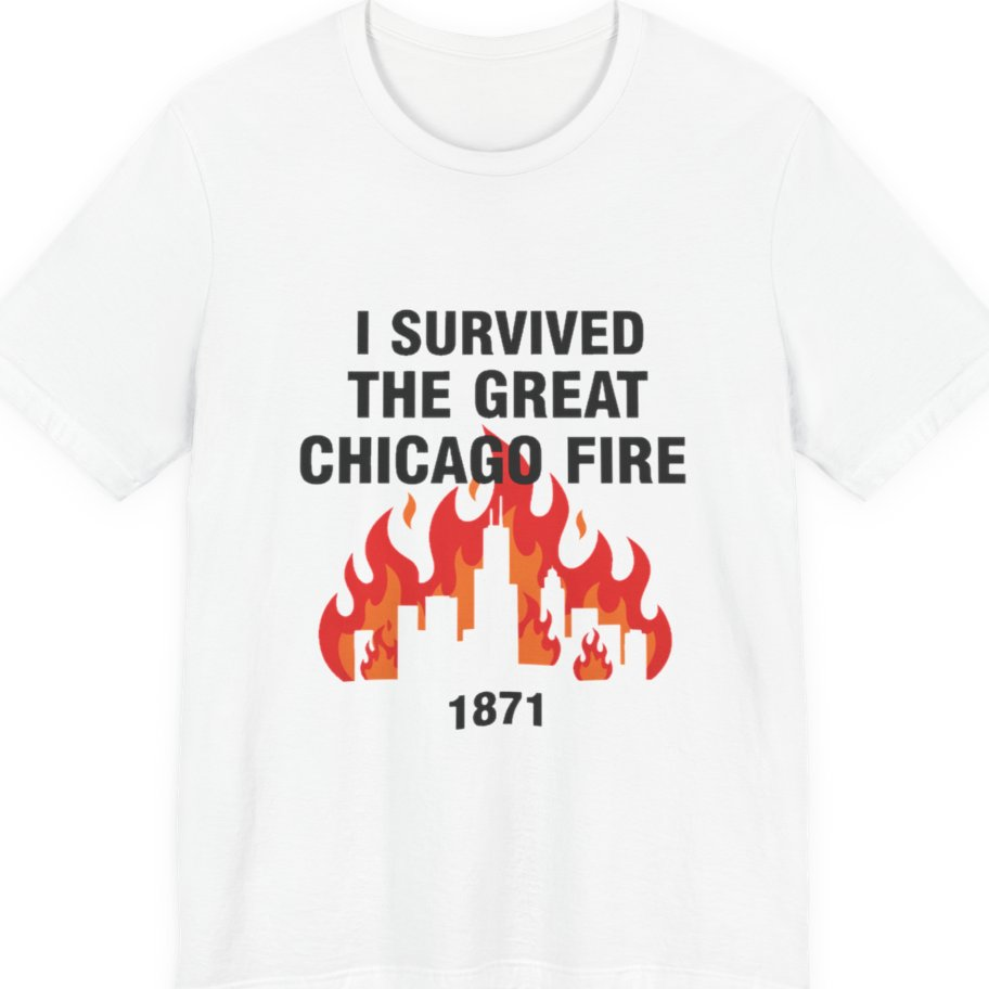 Great Chicago Fire Classic Premium Tee - White front