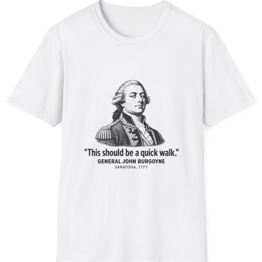 Burgoyne Quick Walk Saratoga T-Shirt - White front