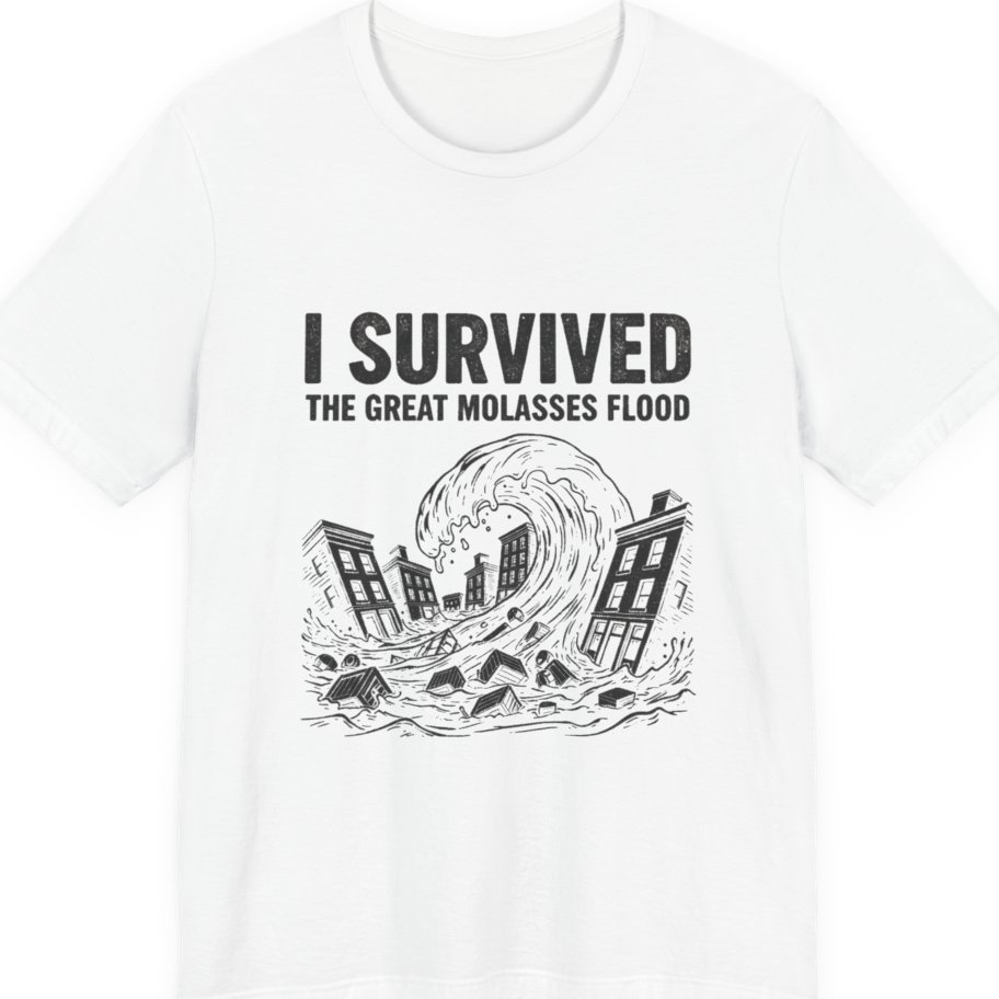 Great Molasses Flood Premium Tee - White front