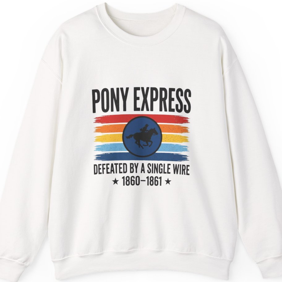 Pony Express Memorial T-Shirt - White front