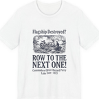 Row To The Next Ship Premium Tee - White front