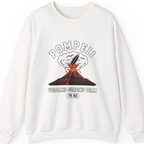 Pompeii Volcano Surfing Team Sweatshirt - White front