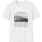Roman Aqueducts Service Review T-Shirt - White front