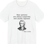 Locke New Opinions Premium Tee - White front