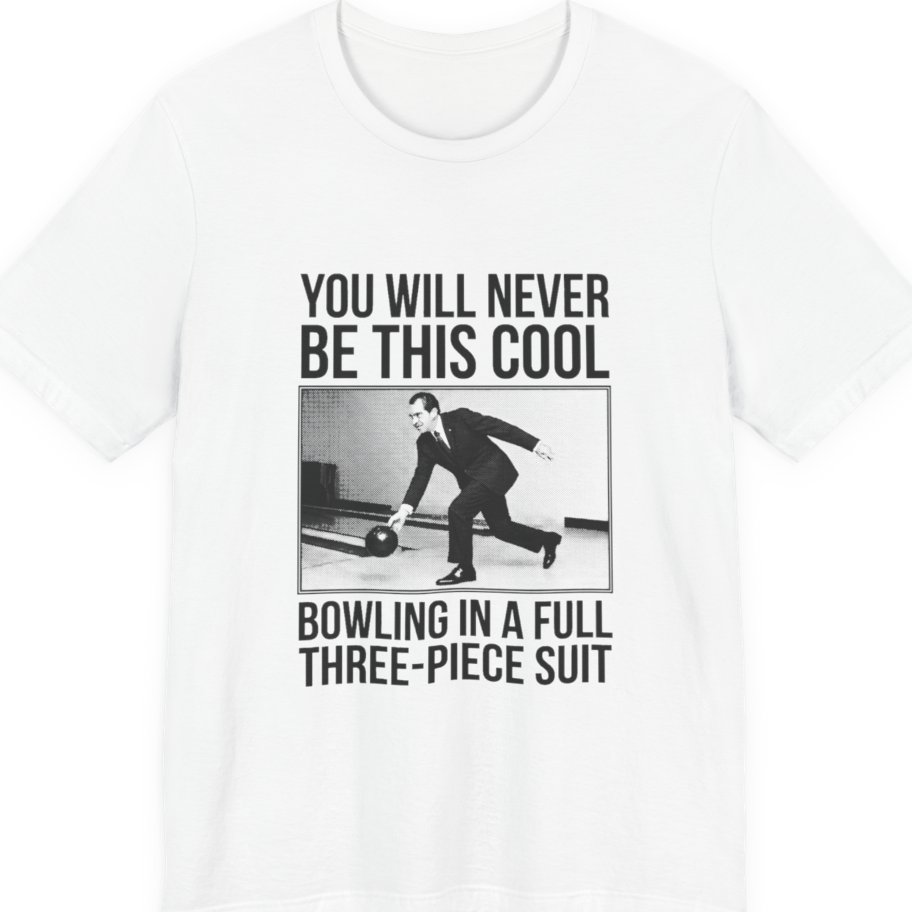 Nixon Suit Bowling Flex Premium Tee - White front