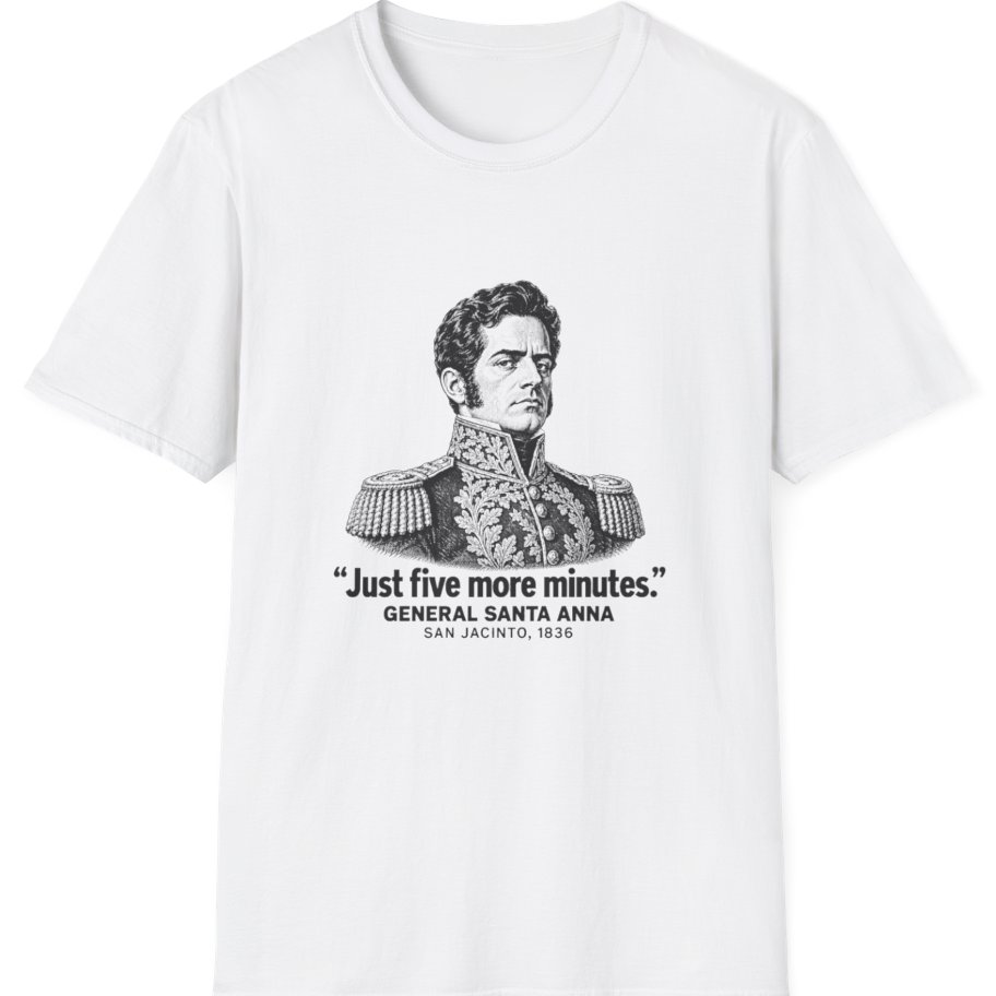 Santa Anna Five More Minutes T-Shirt - White front