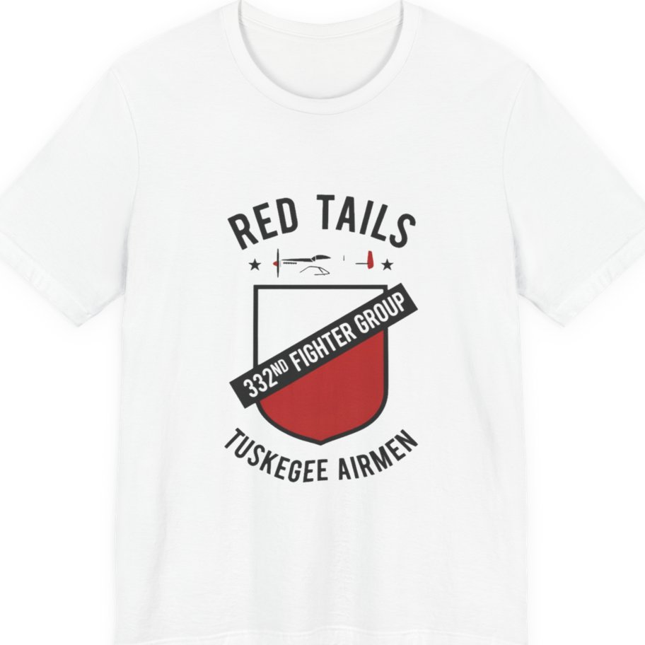 Red Tails 332Nd Fighter Group Premium Tee - White front