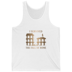 I Survived The Fall of Tank Top - White front