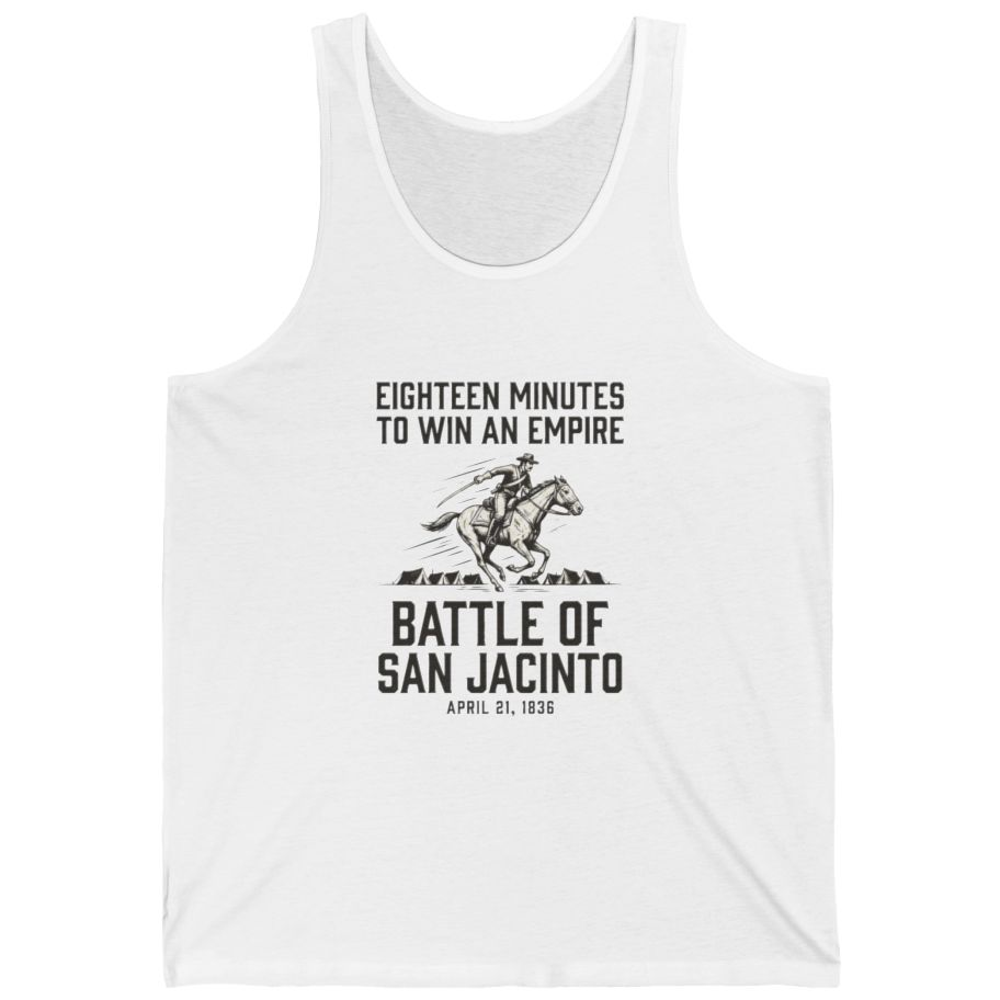 San Jacinto Eighteen Minutes Tank Top - White front