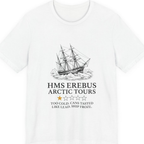 Hms Erebus Arctic Tours Premium Tee - White front