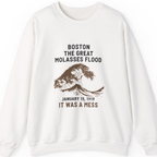 Boston The Great Molasses Flood Sweatshirt - White front