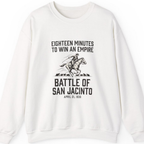 San Jacinto Eighteen Minutes Sweatshirt - White front