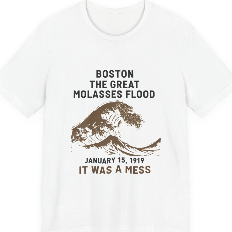 Boston The Great Molasses Flood Premium Tee - White front
