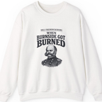Fredericksburg Burnside Got Burned Vintage Sweatshirt - White front