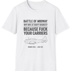 Battle of Midway T-Shirt - White front