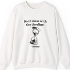 Time Travel Paradox Sweatshirt - White front