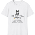 Inaugural Address Review T-Shirt - White front