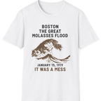 Boston The Great Molasses Flood T-Shirt - White front