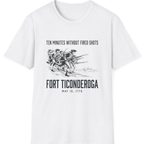 Fort Ticonderoga Ten Minutes T-Shirt - White front