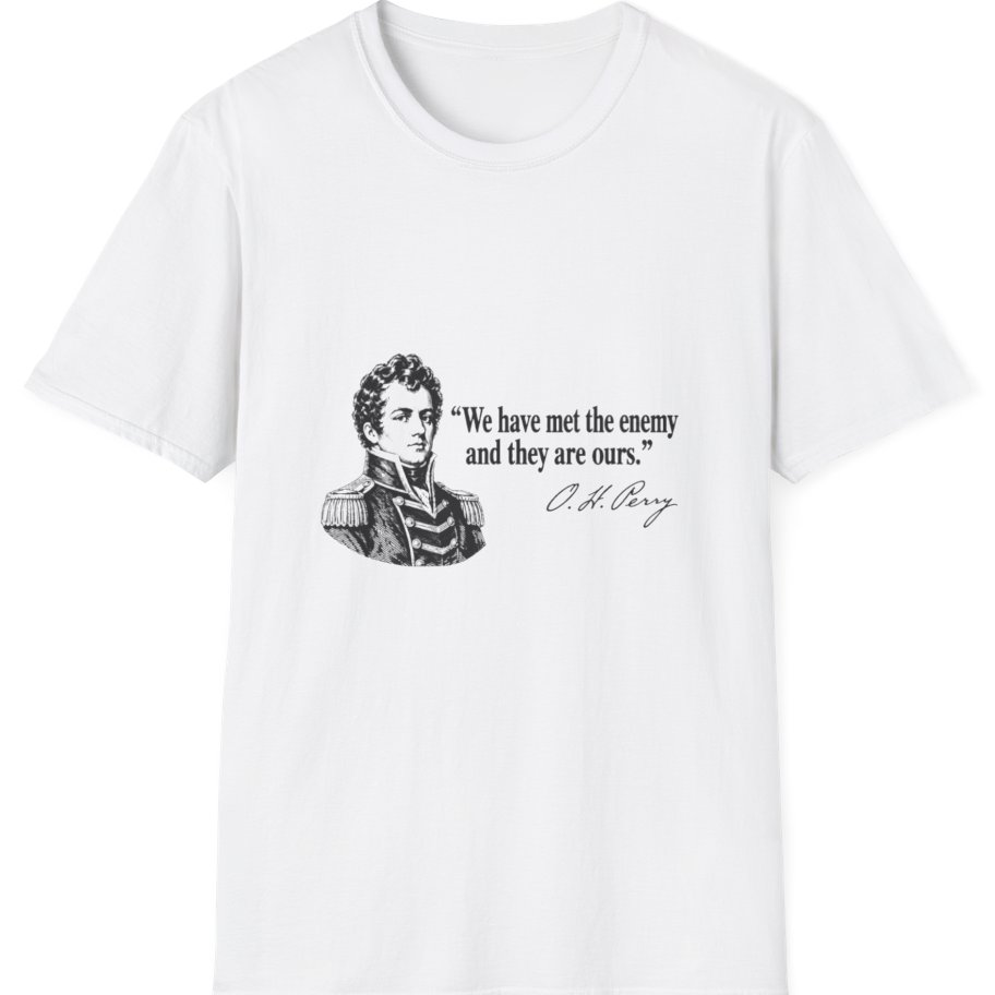 We Have Met The Enemy T-Shirt - White front