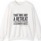 Washington Strategic Relocation Sweatshirt - White front