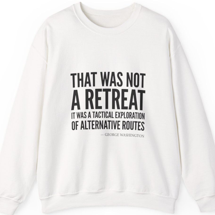 Washington Strategic Relocation Sweatshirt - White front