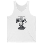 Fredericksburg Burnside Got Burned Vintage Tank Top - White front