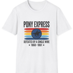Pony Express Memorial T-Shirt - White front