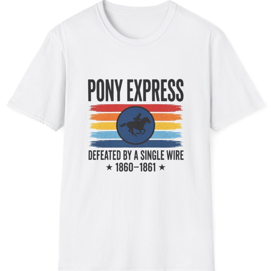 Pony Express Memorial T-Shirt - White front