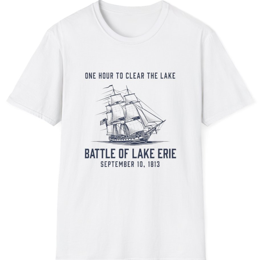Battle of Lake Erie T-Shirt - White front
