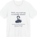 Mcclellan Antietam Attack Premium Tee - White front