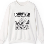 Great Molasses Flood Sweatshirt - White front