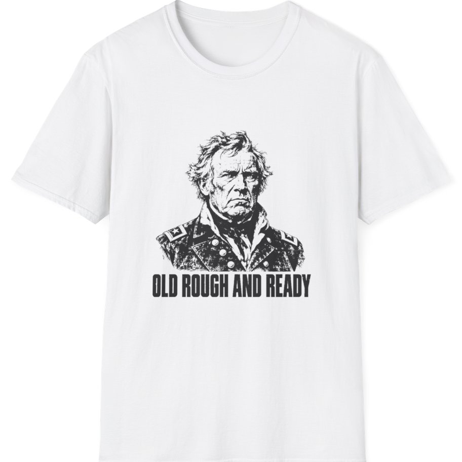 Old Rough And Ready Zachary T-Shirt - White front