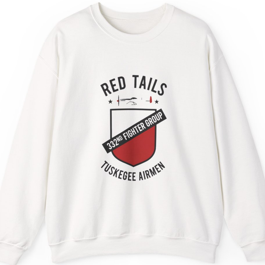 Red Tails 332Nd Fighter Group Sweatshirt - White front