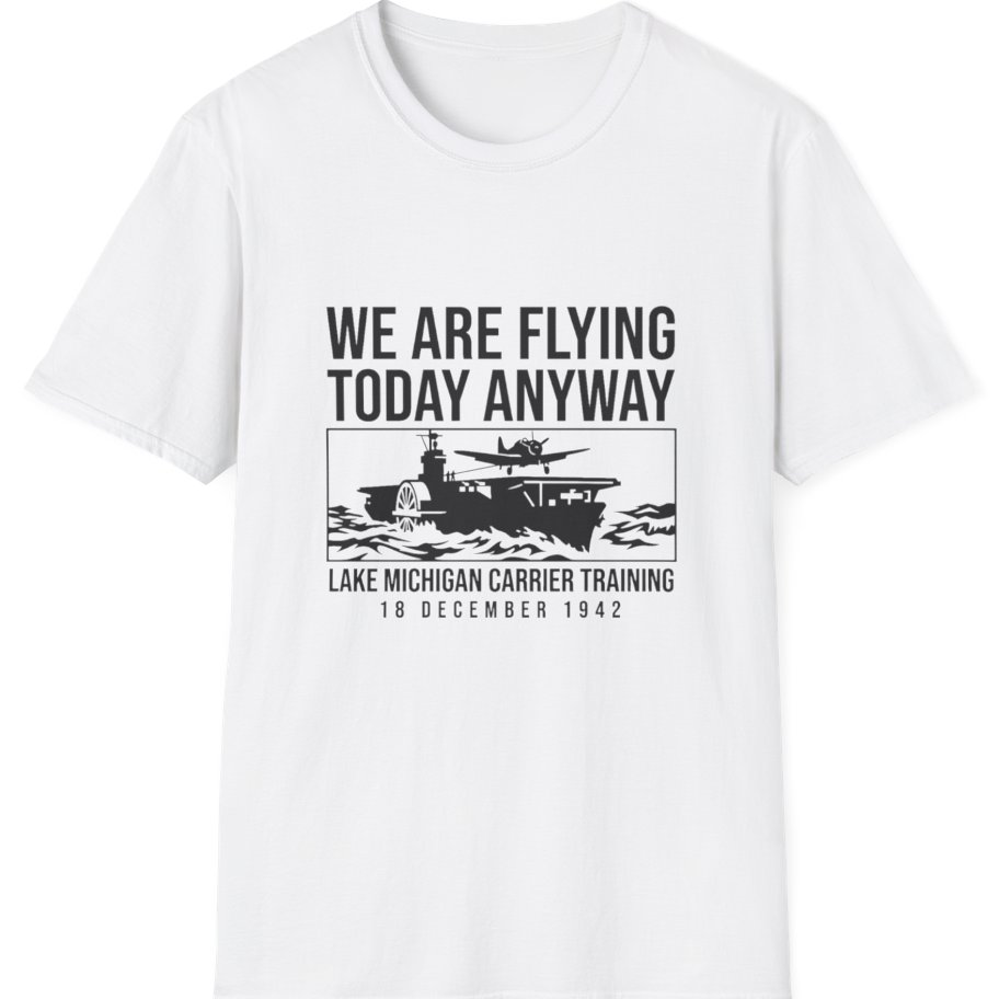 Lake Michigan Carrier Training T-Shirt - White front