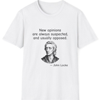 Locke New Opinions T-Shirt - White front