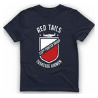 Red Tails 332Nd Fighter Group T-Shirt - Heather Navy front
