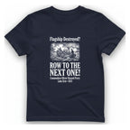 Row To The Next Ship T-Shirt - Heather Navy front