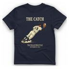 The Willie Mays Play T-Shirt - Heather Navy front