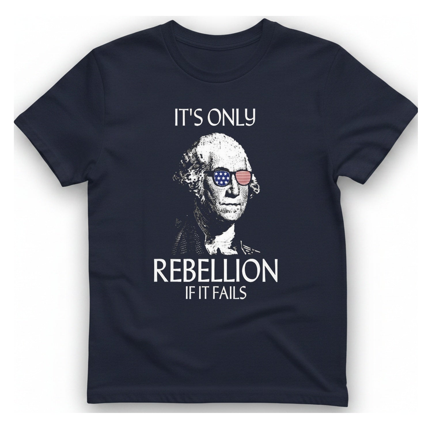 Rebellion If It Fails T-Shirt - Heather Navy front