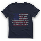 United States Constitution T-Shirt - Heather Navy front