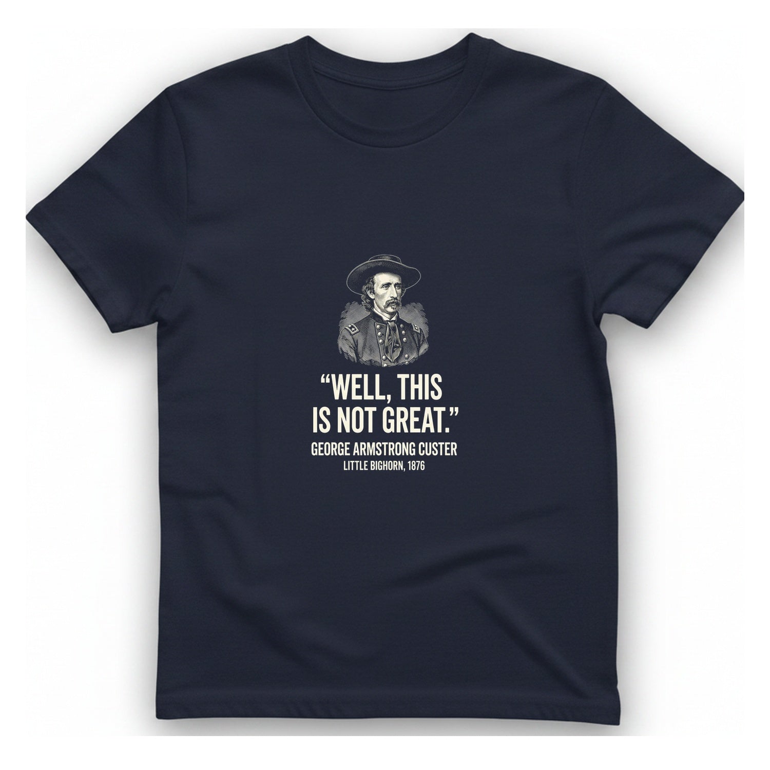 Well This Is Not Great T-Shirt - Heather Navy front