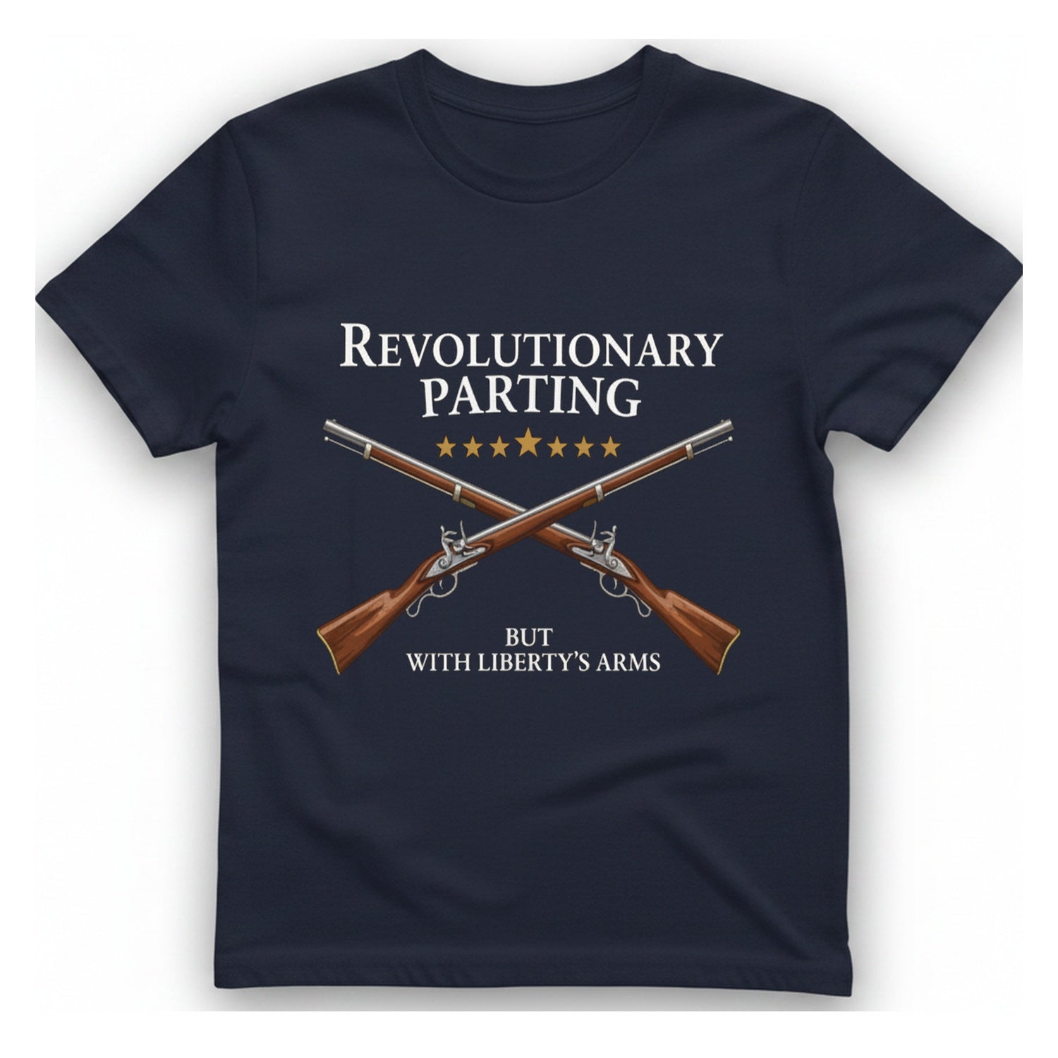 Revolutionary Parting T-Shirt - Heather Navy front