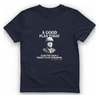 Patton Good Plan T-Shirt - Heather Navy front