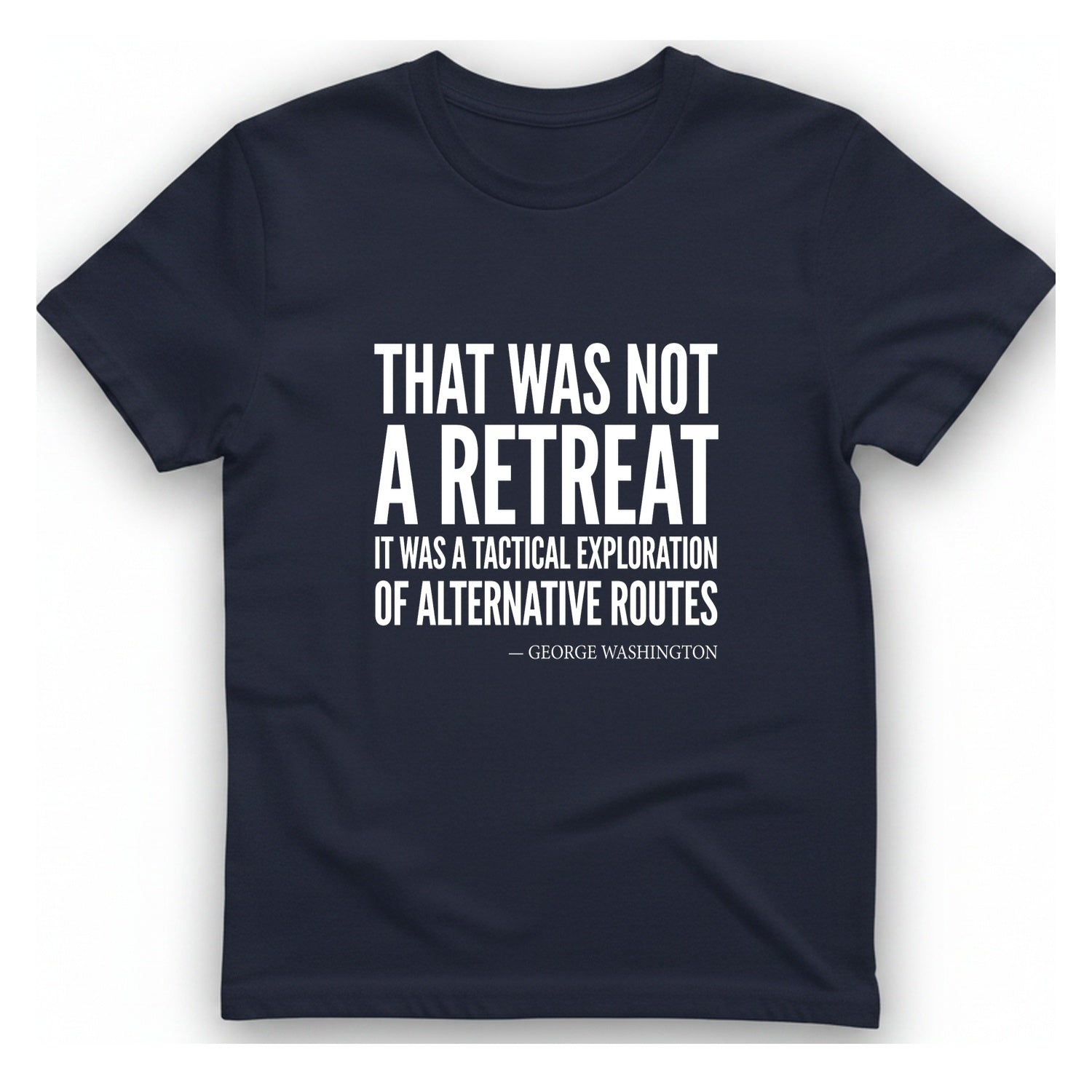 Washington Strategic Relocation T-Shirt - Heather Navy front