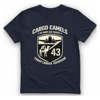 Cargo Camels WWII Usaaf Troop T-Shirt - Heather Navy front