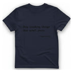 Imperialism Parental Warning Quote T-Shirt - Heather Navy front
