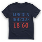 Lincoln Douglas T-Shirt - Heather Navy front