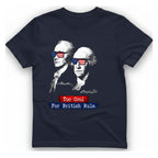 Too Cool For British Rule T-Shirt - Heather Navy front